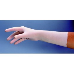 Gants de chirurgie en latex, sans poudre, 30 mm, boîte de 50 paires