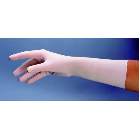 Gants de chirurgie en latex, sans poudre, 30 mm, boîte de 50 paires