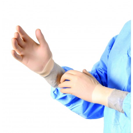 Gants de microchirurgie Maxitex en latex, non poudrés, x 50 paires