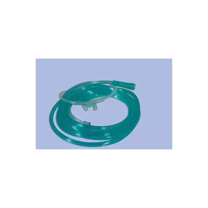 Lunette à oxygène adulte, tube 2 m, embout au choix, carton de 50