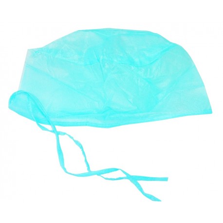 Bonnet de chirurgien bleu 25g/m², sachet de 100