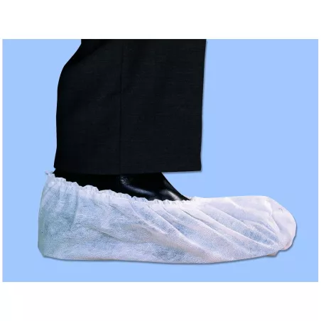 Surchaussure en non-tissé, blanche, 40g/m² cousues carton de 1000