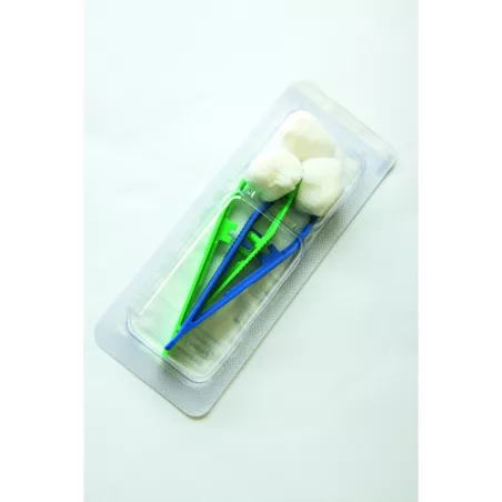 Set de pansement sans champ, 2 alvéoles, carton de 50