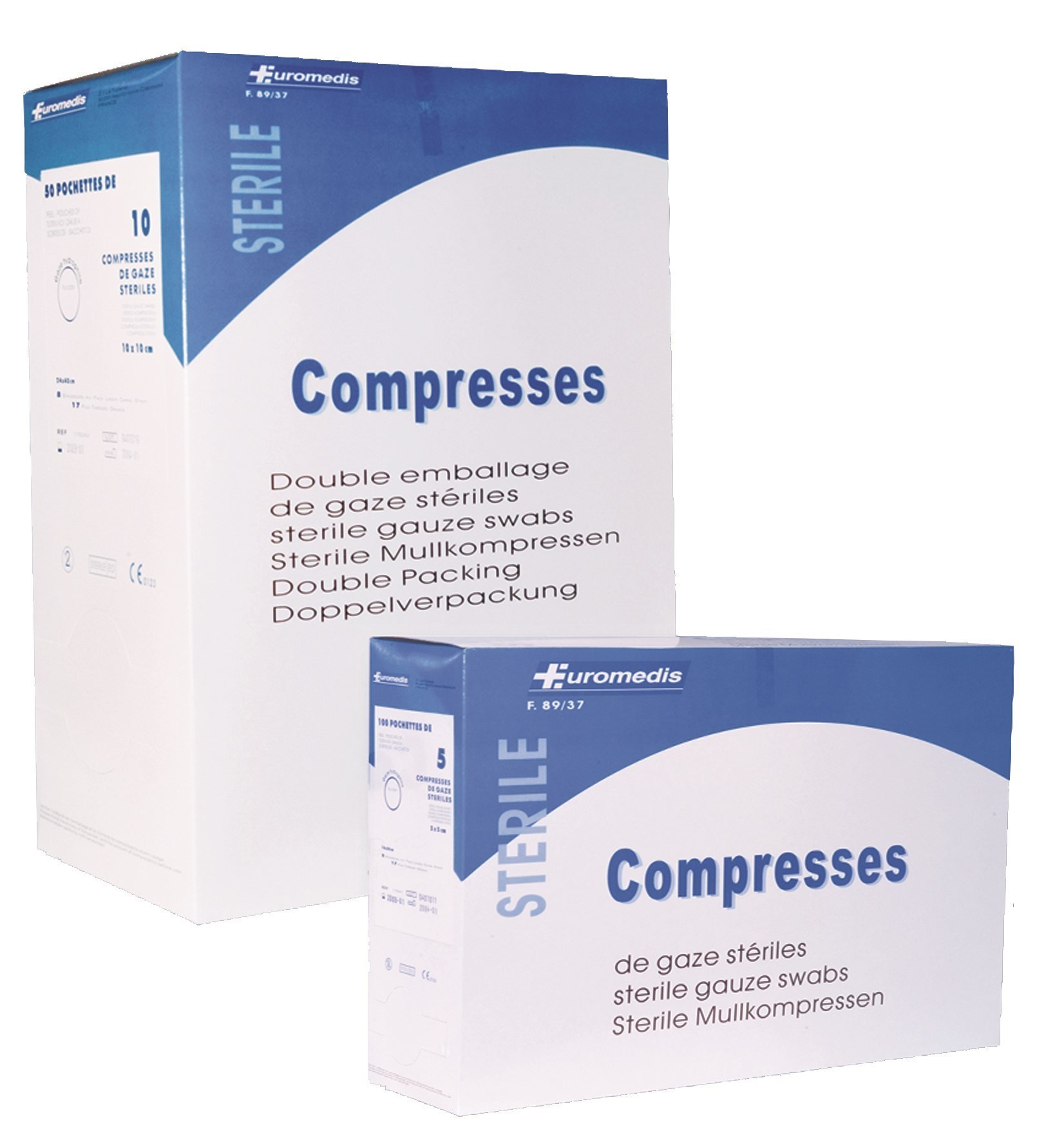 Compresses de gaze (Paquet de 100pcs en COVERMARK