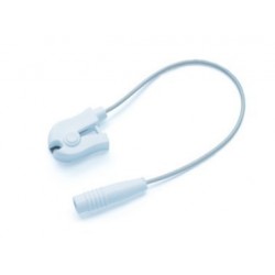 Adaptateur à pince avec fiche banane pour électrode à pression
