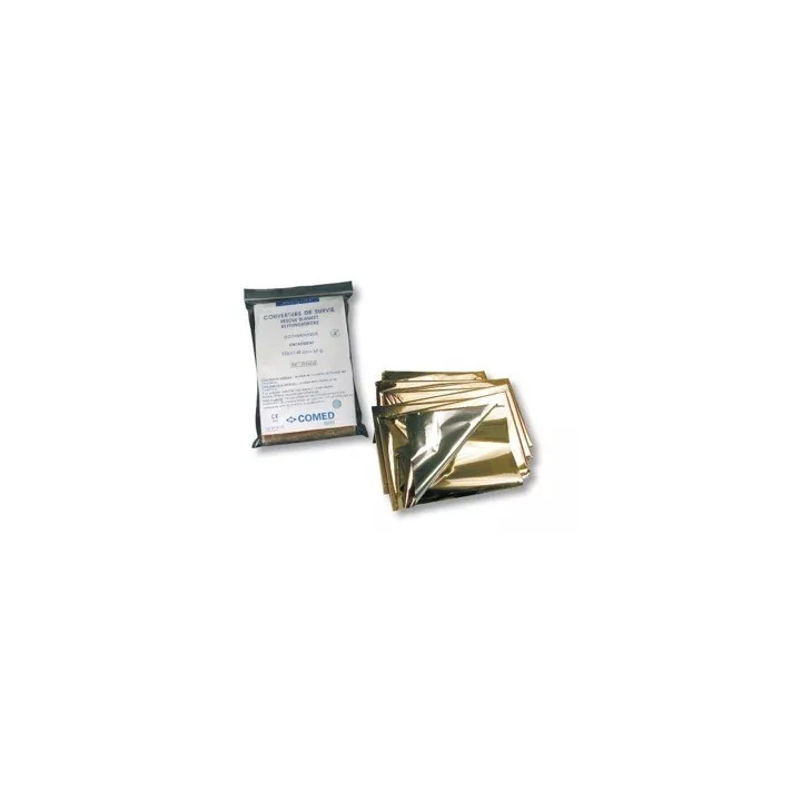 Couverture de survie adulte , 210 x 160 cm