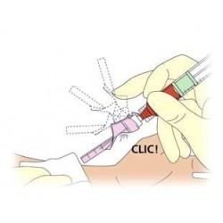 Seringues BD PresetTM 3 ml Luer-Lock p/ prélèvement de sang artériel avec aiguille BD EclipseTM pré-assemblée