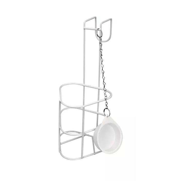 Porte urinal plastifié blanc