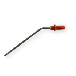 Canule d'aspiration Luer otologique orange D2.5 mm LU:8cm, x30