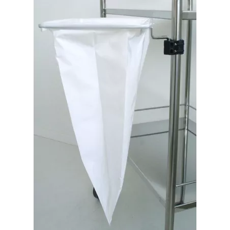 Support de sac, pivotant avec sac plastique
