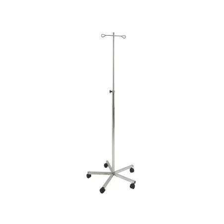 Embase 5 branches nylon ou inox, 2 ou 4 crochets inox de sécurité