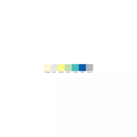 Paravent mural télescopique pliable, toile PVC couleur, classe M2.