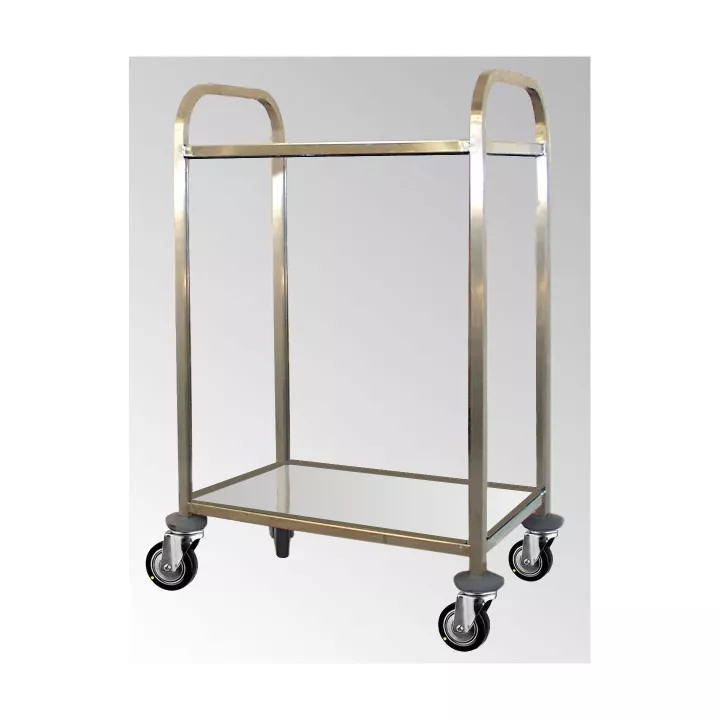 Chariot médical 2 ou 3 plateaux, 750 x 500 mm, livré monté