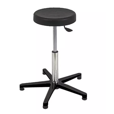 Tabouret 5 branches nylon, épaisseur assise 60 mm