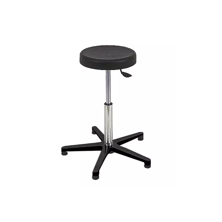 Tabouret 5 branches nylon, épaisseur assise 60 mm
