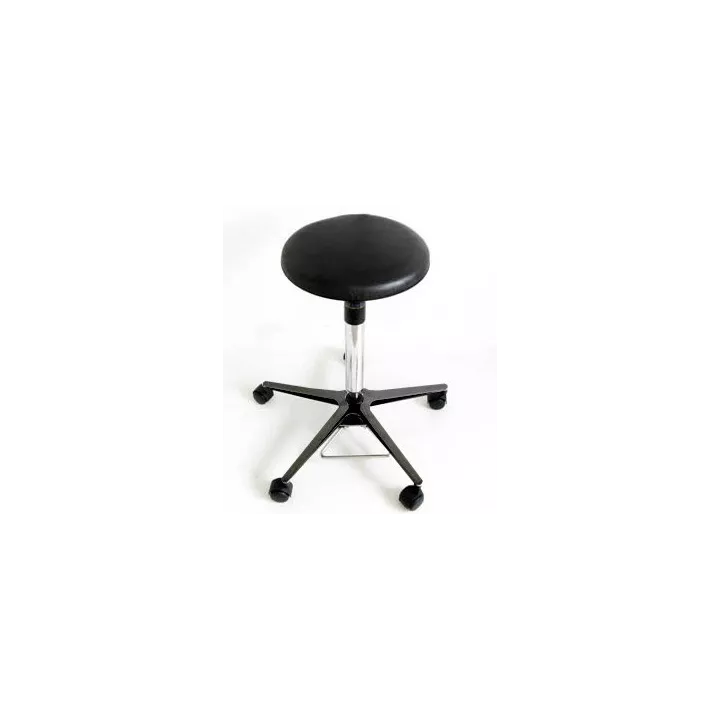 Tabouret 5 branches nylon, épaisseur assise 60 mm