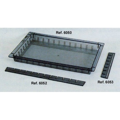 Bac de rangement en polycarbonate 600x400x50