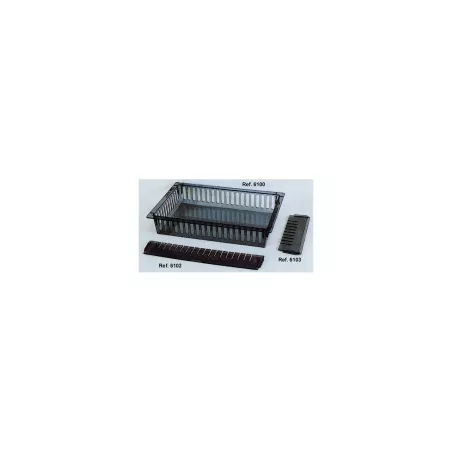 Bac de rangement en polycarbonate 600x400x200 mm