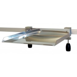 Tablette inox pour rail