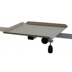 Plateau orientable pour rail (avec etaux et noix)