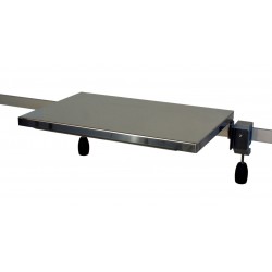 Console inox rabattable sans rebord