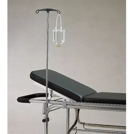 Porte sérum 2 crochets polyamide tube Ø16 pour AG986F