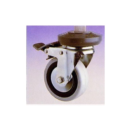 Supplément option roues Ø75 mm, lot de 4 roues