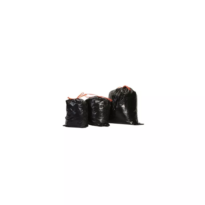 Sacs PEBD, lien coulissant 50 L en 35µ, colis de 100