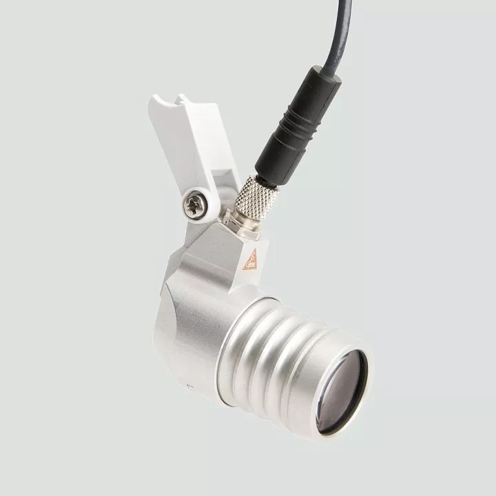 LoupeLight 2 pour loupes HR et HRP HEINE avec support de loupe i-view