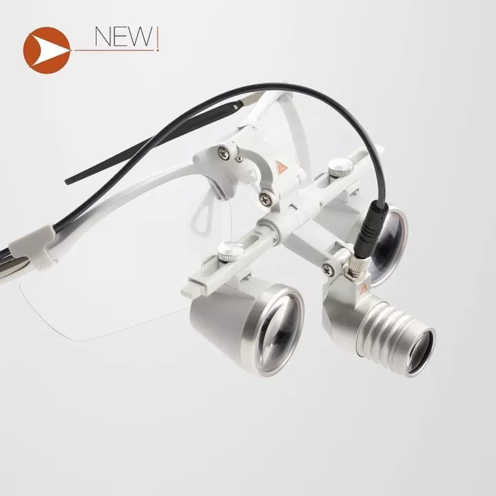 LoupeLight 2 pour loupes HR et HRP HEINE avec support de loupe i-view