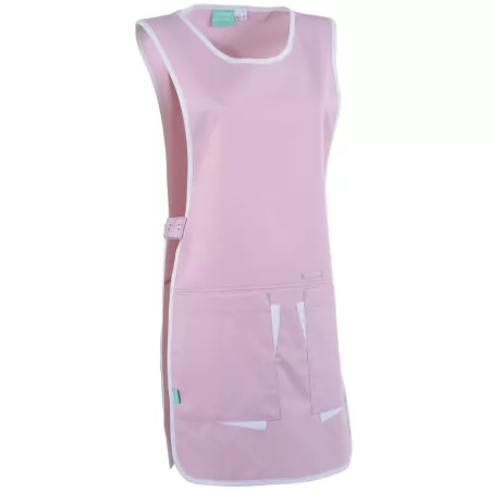 Chasuble encolure arrondie CLARA, mauve/ blanc, T0/2 et T3/5