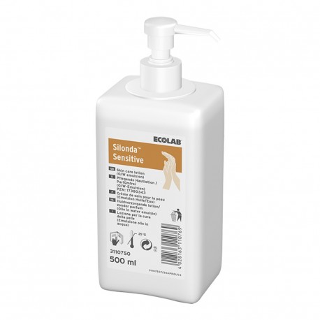 Lotion de soin Silonda Sensitive, flacon pompe de 500 ml