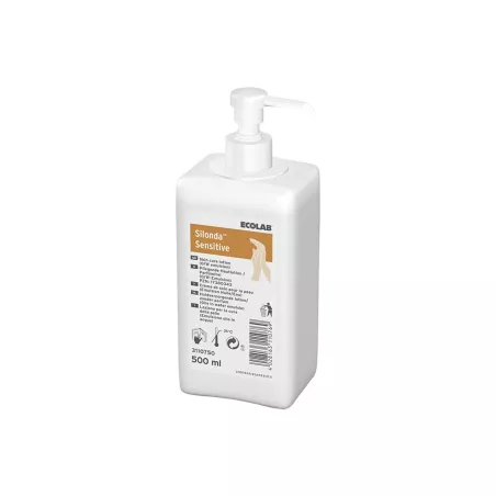 Lotion de soin Silonda Sensitive, flacon pompe de 500 ml