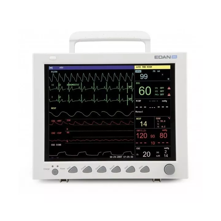 Moniteur de signes vitaux iM8 Edan, SpO2, PNI, TEMP, ECG, RESP