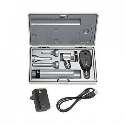 Trousse de diagnostic vétérinaire HEINE, tête fendue + ophtalmoscope