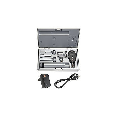 Trousse de diagnostic vétérinaire HEINE, tête fendue + ophtalmoscope