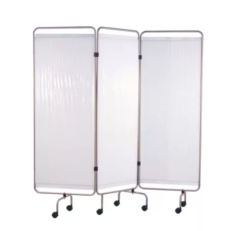 Paravent inox sur roulettes, modèles au choix, Holtex
