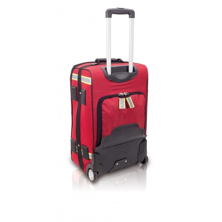 Sac urgence Oxygène Emerair à roulettes, Rouge