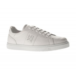 Baskets cuir Maël blanche, du 35 au 47