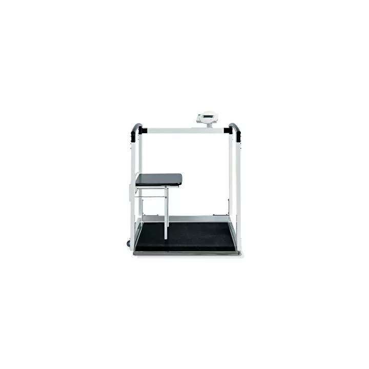 Plateforme de pesée électro., 3 en 1-Debout, Assis, Fauteuil roulant