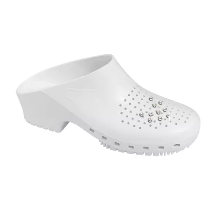 Sabot CALZURO Fashion perforé, blanc du 33/34-46/47, bride en option