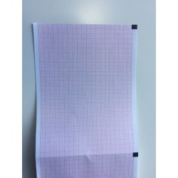 Papier Nihon Kohden 9020 Cardiofax GEM 110x140mmx143 plis, quadrillé