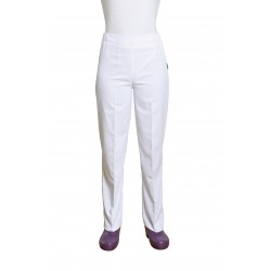 Pantalon ARRAL Femme, Blanc, piqué du 34/36 au 60/62