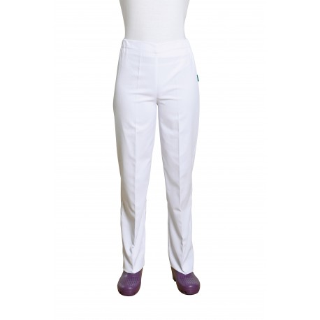 Pantalon ARRAL Femme, Blanc, piqué du 34/36 au 60/62