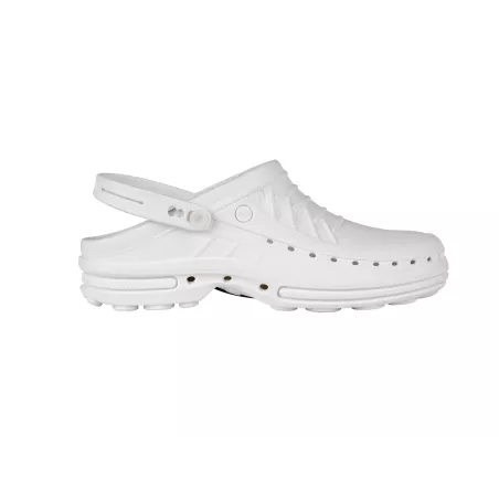 Sabot CLOG blanc et blanc du 35/36 au 47/48 avec bride