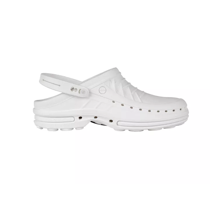 Sabot CLOG blanc et blanc du 35/36 au 47/48 avec bride