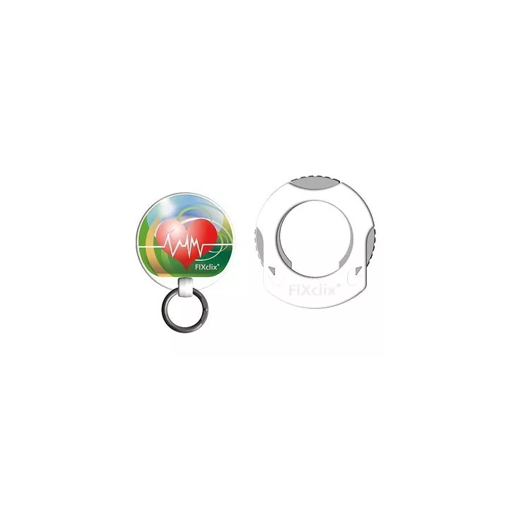 Montre Infirmièr(e), fixation brevetée fixclix®, 6 couleurs au choix