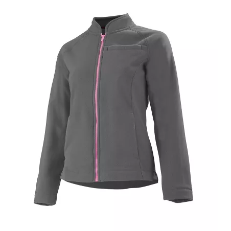 Veste polaire FEMME, gris anthracite, taille XS à XXL