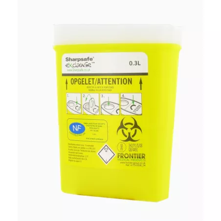 Sharpsafe® 0.3 litres, homologué NF et CE