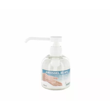 Gel hydroalcoolique ANIOSGEL 85 NPC, Flacon de 300 ml, pompe vissée